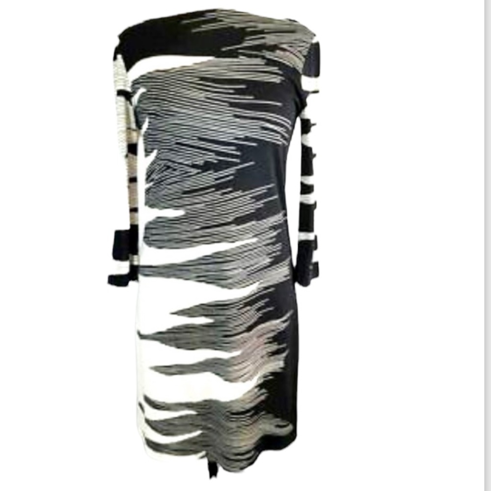 DVF  ❌PRISTINE❌see details Dress 8 Black and White